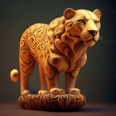 3D model Panthera blytheae (STL)